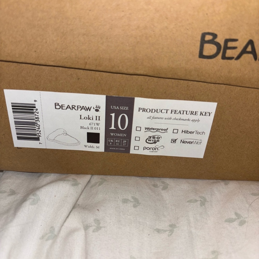 BearPaw Loki II Black Women's Footwear